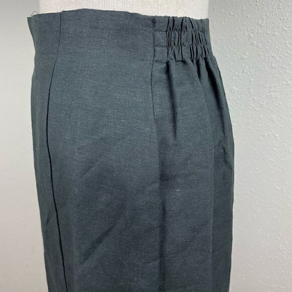 Norton McNaughton Black Midi Skirt Size 10 EUC - Picture 3 of 6
